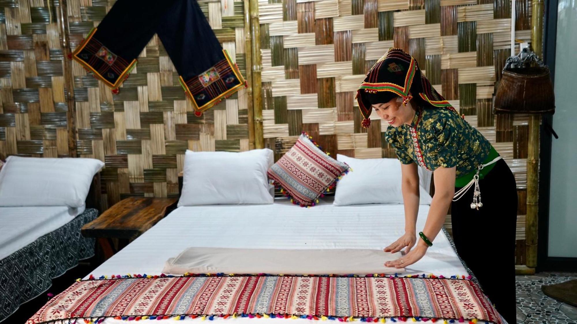 Minh Ngoc Homestay Dien Bien Phu Ban Him Lom Exterior foto